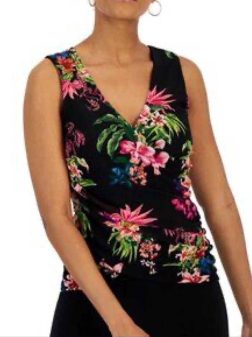 INC International Concepts Floral Tank - L